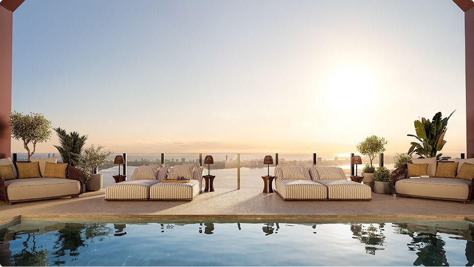 Level 55|Private pool